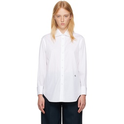 White Diana Shirt 231055F109003