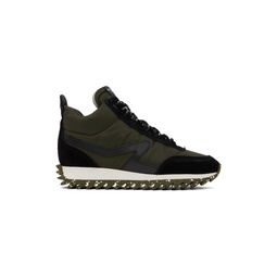 Khaki Retro Hiker Sneakers 231055F127001