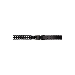 Black Mini Woven Belt 231055M131006