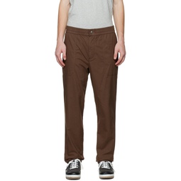 Brown Oscar Trousers 231055M190004