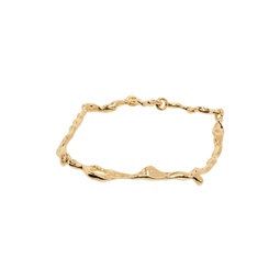 SSENSE Exclusive Gold Drip Bracelet 231069M142004