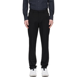 Black Slim Fit Trousers 231085M191032