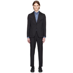 Black Slim Fit Suit 231085M196001
