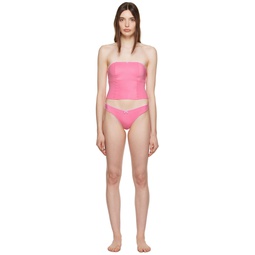 SSENSE Exclusive Pink Peace   Enzo Bikini 231090F105002