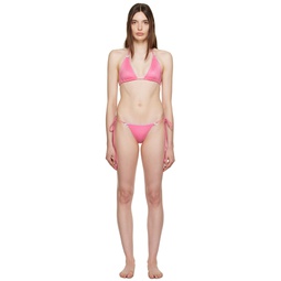 SSENSE Exclusive Pink Tia   Mackenzie Bikini 231090F105008
