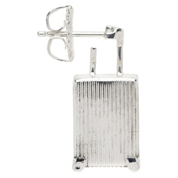Silver Luggage Earring 231093M144004
