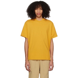 Yellow Crewneck T Shirt 231099M213003