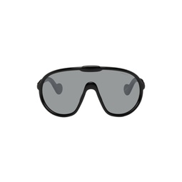 Black Halometre Sunglasses 231111F005006