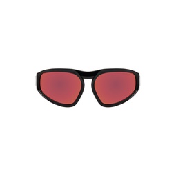 Black Pentagra Sunglasses 231111F005017