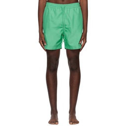 Green Chase Swim Shorts 231111M208001