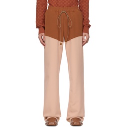 SSENSE Exclusive Brown Trousers 231112M191000
