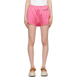 Pink Faded Shorts 231129F088024