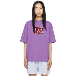 Purple Inflatable Patch T Shirt 231129F110021