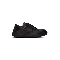 Black Perforated Sneakers 231129F128004