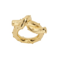 Gold Axelia Ring 231129M147007