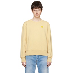 Yellow Crewneck Sweatshirt 231129M201008