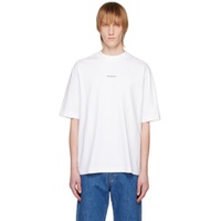 White Printed T Shirt 231129M213062