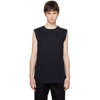 Black Sleeveless T Shirt 231129M214000