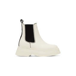 White Creepers Chelsea Boots 231144F113004