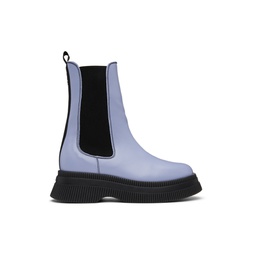 Blue Creepers Chelsea Boots 231144F114003