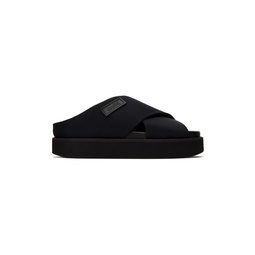 Black Crossover Sandals 231144F124000