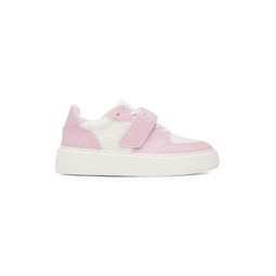 Pink   White Sporty Sneakers 231144F128004