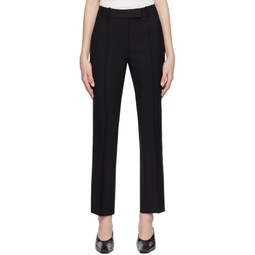 Black Stovepipe Trousers 231154F087005