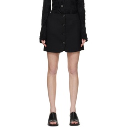 Black Blazer Miniskirt 231154F090000