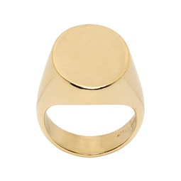 Gold Chevalier Ring 231168F024003