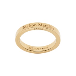 Gold Engraved Ring 231168M147000