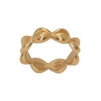Gold Timeless Oval Ring 231168M147008