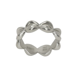 Silver Timeless Oval Ring 231168M147009