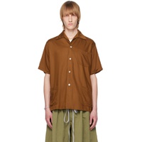 Brown Patch Shirt 231168M192004
