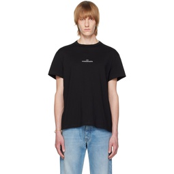 Black Distorted T Shirt 231168M213010