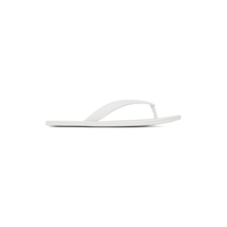 White Tabi Flip Flops 231168M233000