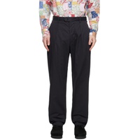 Navy Carlyle Trousers 231175M191010