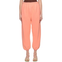 Orange Relaxed Fit Lounge Pants 231187F086002