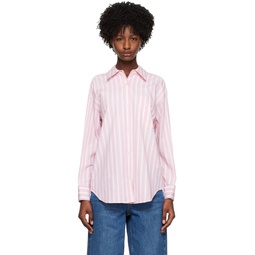 Pink   White Hotfix Shirt 231187F109011