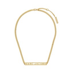 Gold The Monogram Chain Necklace 231190F023002