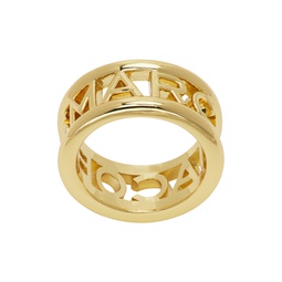 Gold The Monogram Ring 231190F024005
