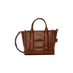 Brown The Croc Embossed Small Tote 231190F049102