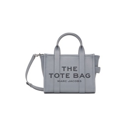 Gray The Leather Small Tote 231190F049118