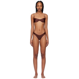 Brown Vintage   Leila Bikini Set 231207F105001