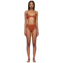 Brown Monica Bikini 231207F105005