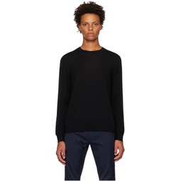 Black Regal Sweater 231216M201000