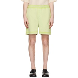 Green Four Pocket Shorts 231221M193007