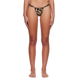 Brown Bali Bikini Bottom 231224F105000