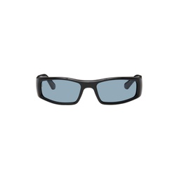 SSENSE Exclusive Black Jet Sunglasses 231230F005018