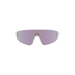 White Pace Sunglasses 231230M134047