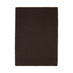 Brown Patch Scarf 231249F028000